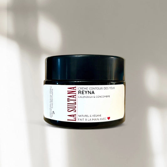 Crema para ojos de caléndula y pepino Reyna