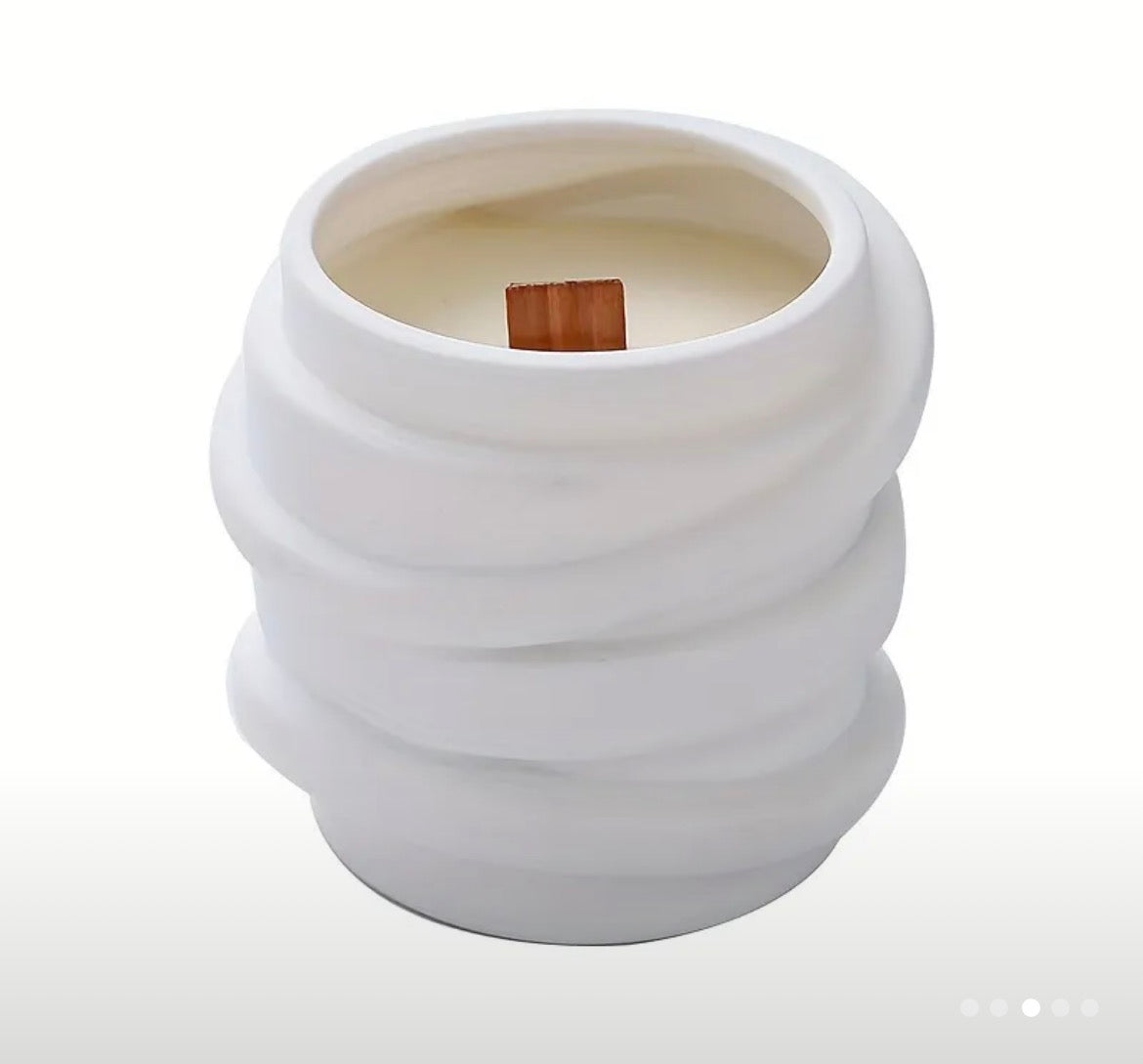 Vela o maceta de cerámica