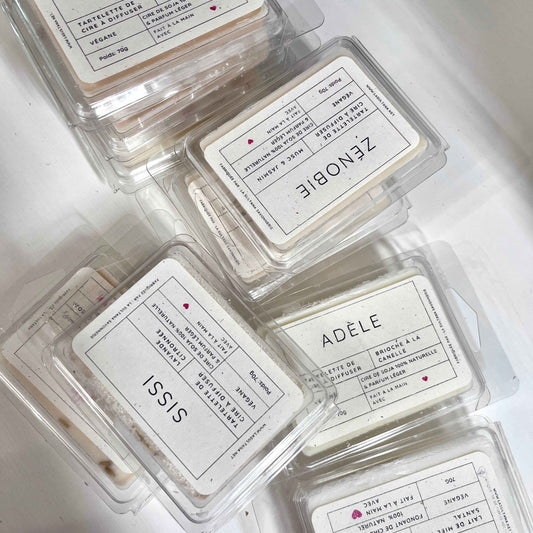 Lot de 9 fondants de cire avec défauts