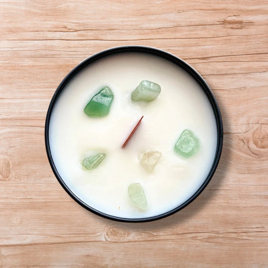 Vela IRÈNE salvia y aventurina