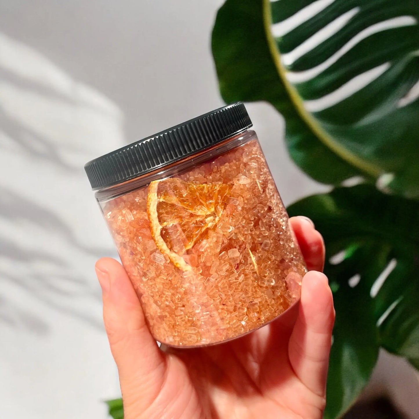 Sels de bain VICTORIA argile rose, orange et vanille - La Sultana Savonnerie | Savons et soins naturels faits main | Québec