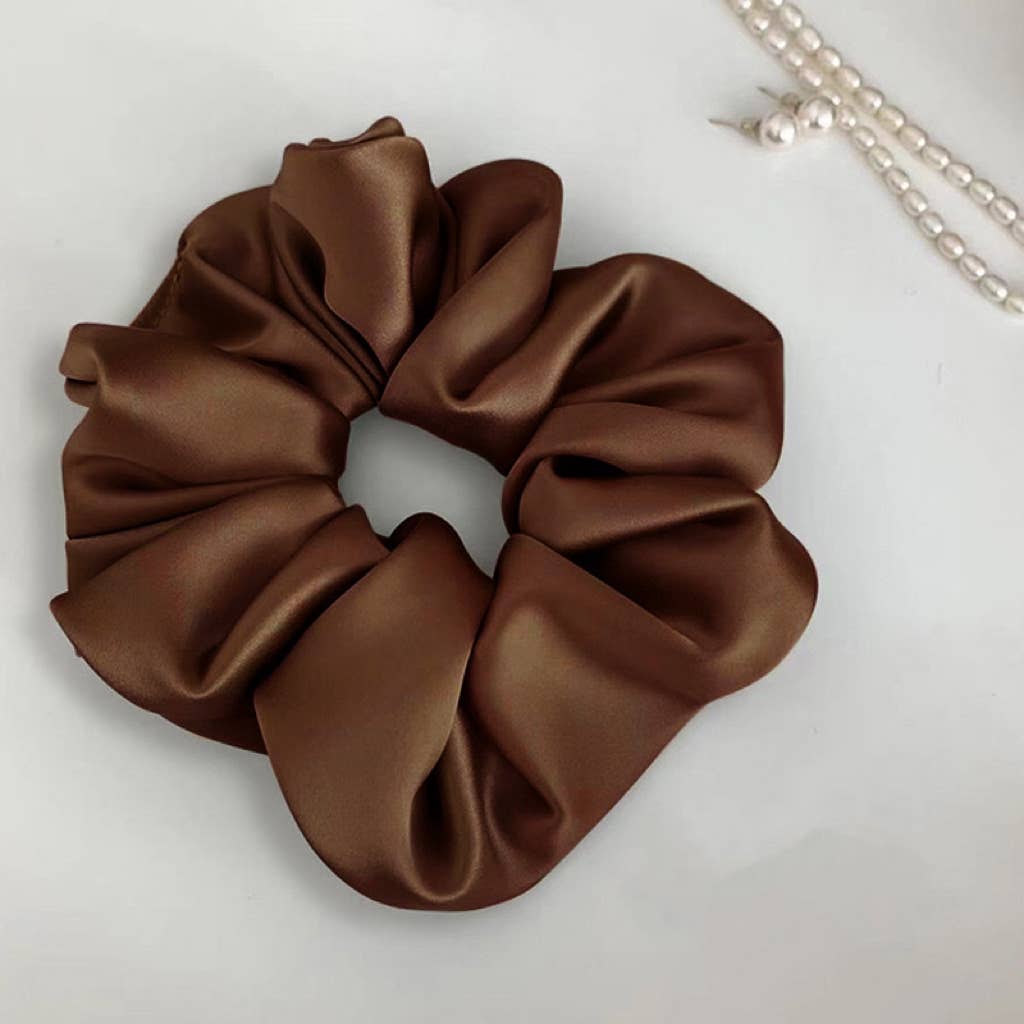 Scrunchie à cheveux géant en satin