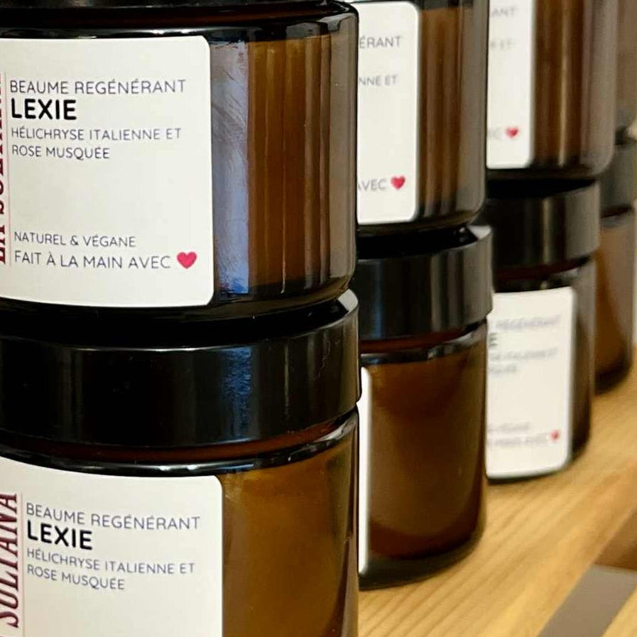 Bálsamo regenerador LEXIE Helicriso italiano y rosa mosqueta