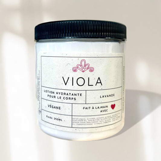 Loción hidratante de lavanda VIOLA