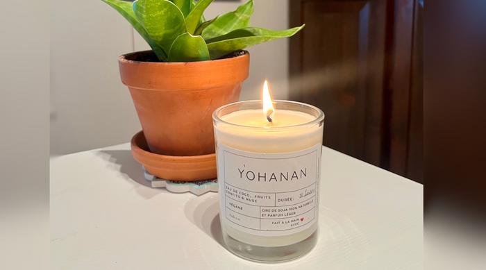 Plusieurs bougies de soja naturelles et artisanales la sultana savonnerie