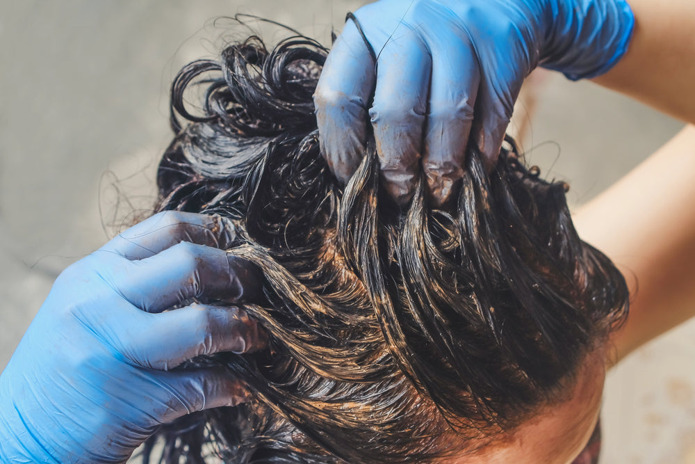 Masque pour les cheveux au henné neutre et huile de ricin - La Sultana | Soins naturels québecois