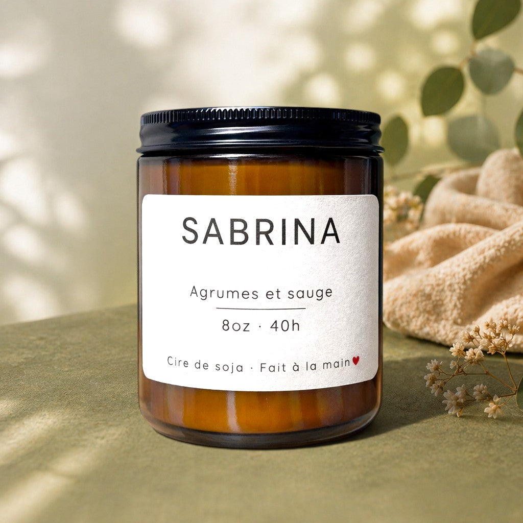 Bougies de soya - La Sultana | Soins naturels québecois