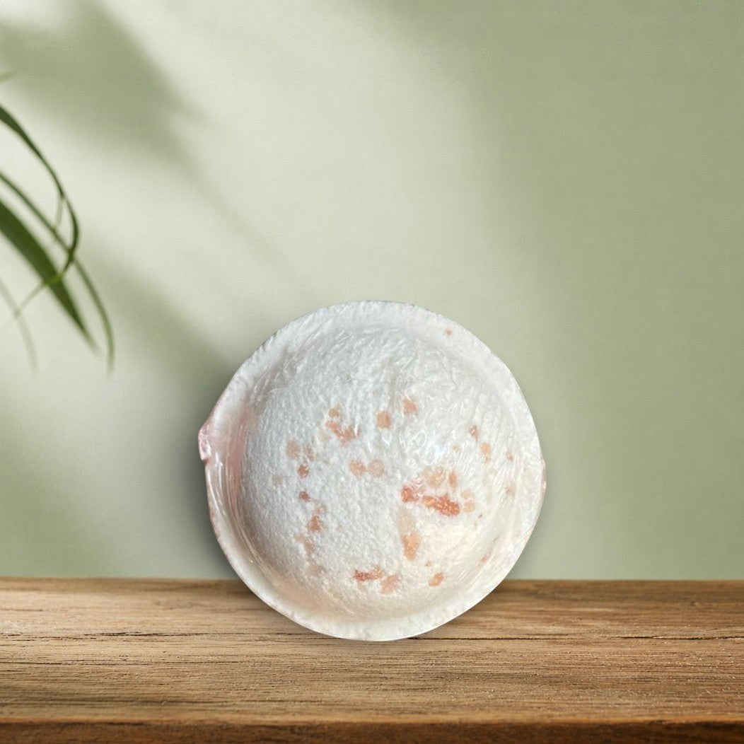 Bombe de bain ALEXANDRE à la menthe poivrée - La Sultana | Soins naturels québecois