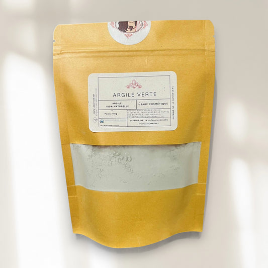 Arcilla verde cosmética