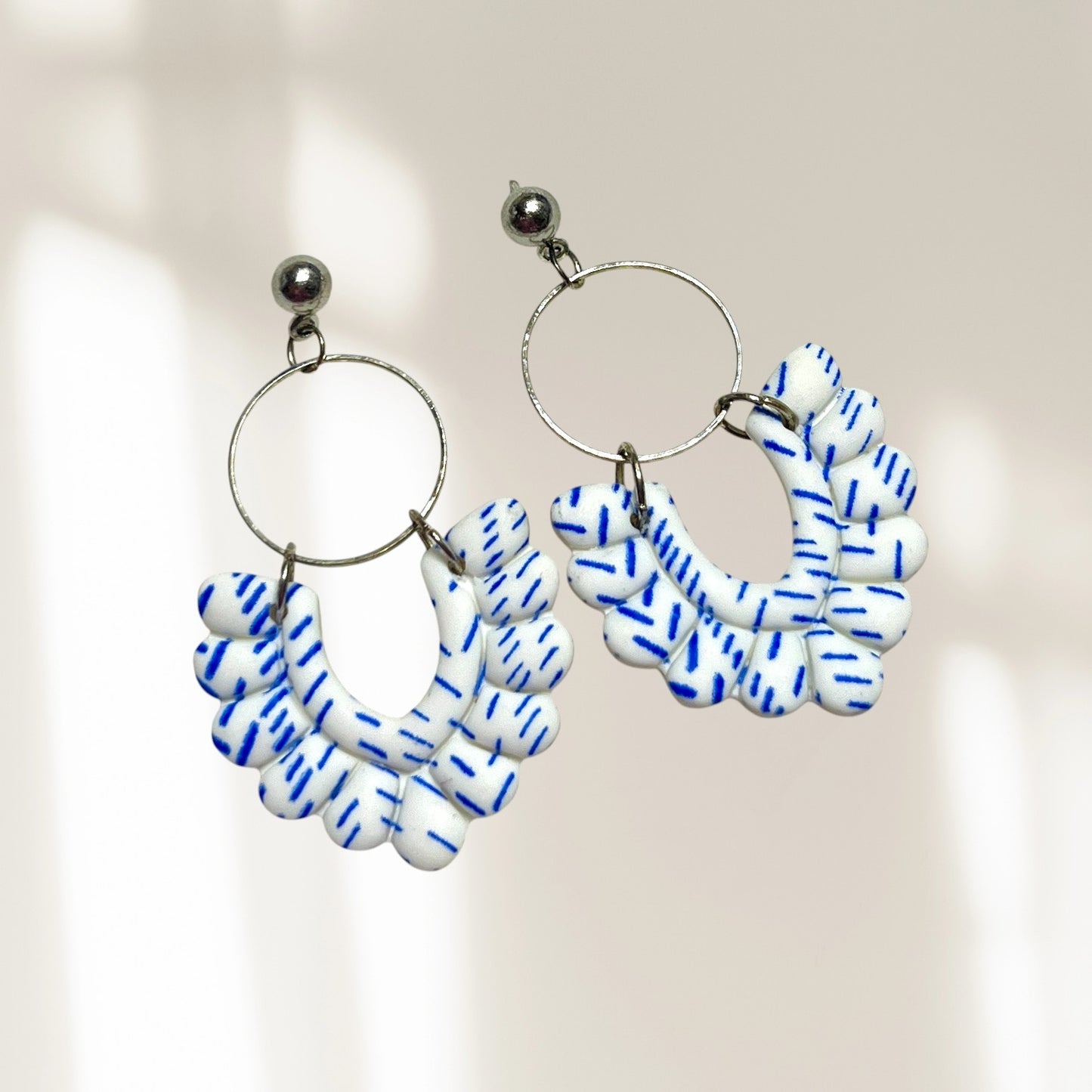 Boucles d'oreille en argile polymère (plusieurs modèles)