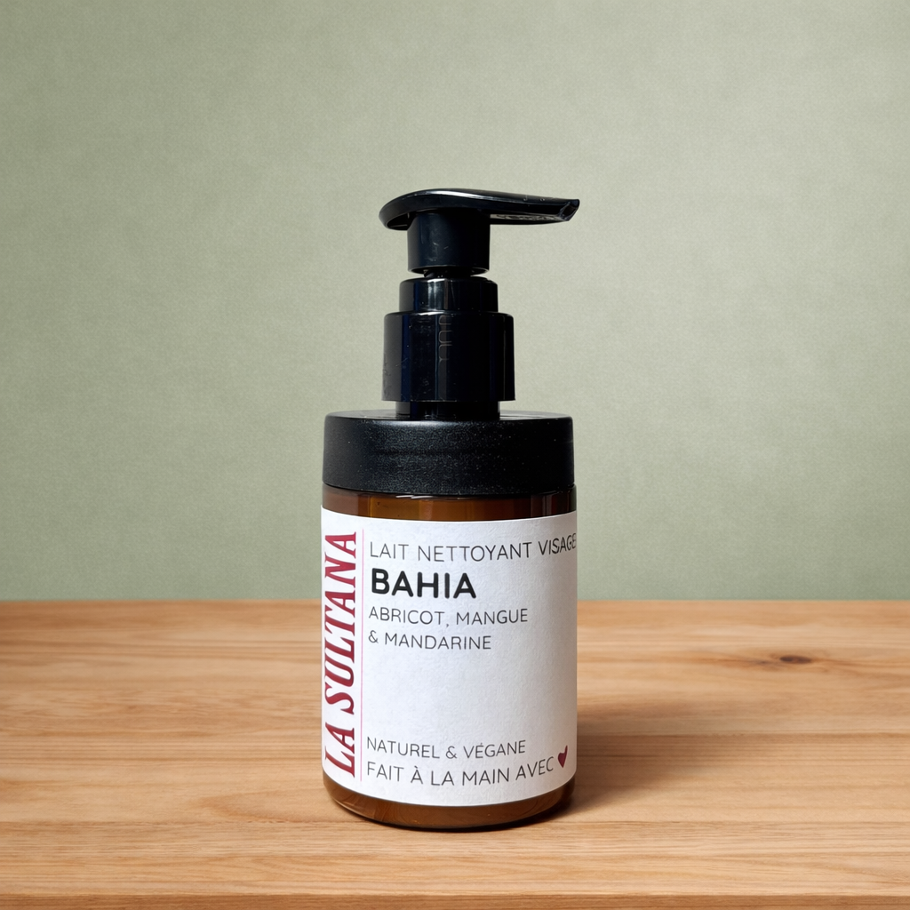 Lait nettoyant visage BAHIA abricot, mangue et mandarine