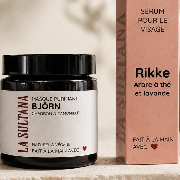Masque pour le visage purifiant BJÖRN charbon & camomille