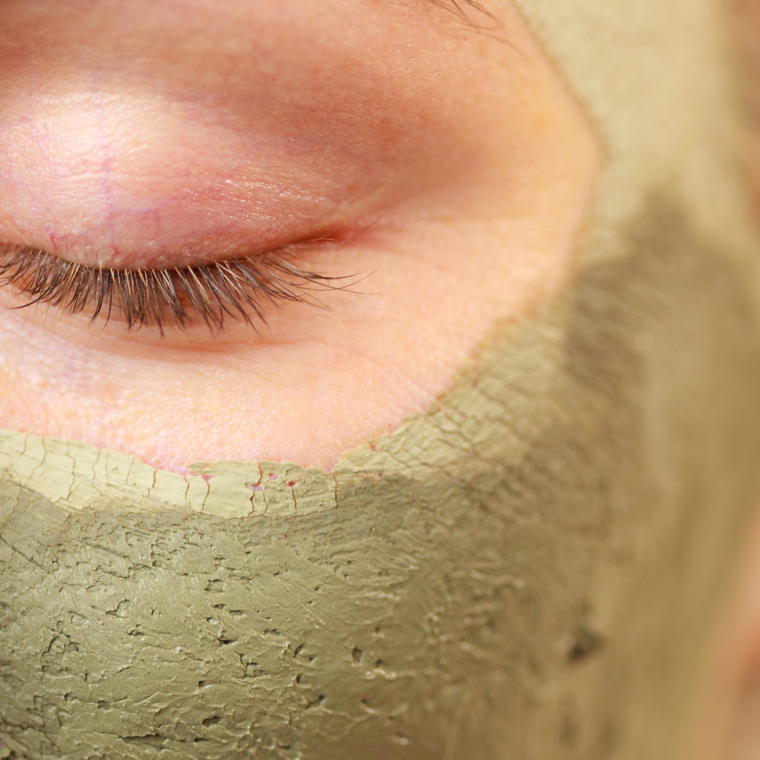 Arcilla verde cosmética