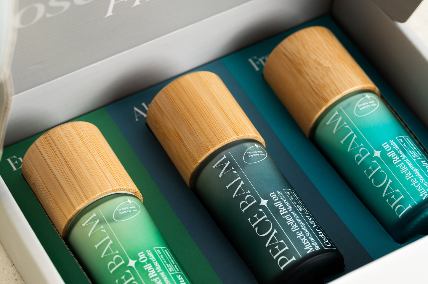 Ensemble de trois baumes apaisants