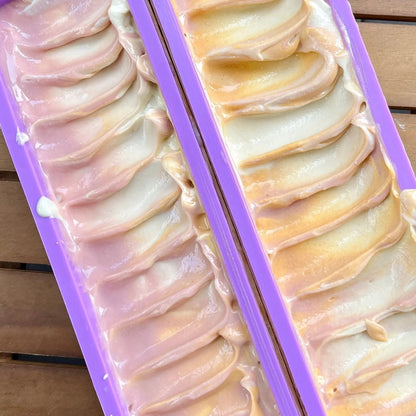 Savon au lait de coco SULTANE  pêche Bellini - La Sultana | Soins naturels québecois