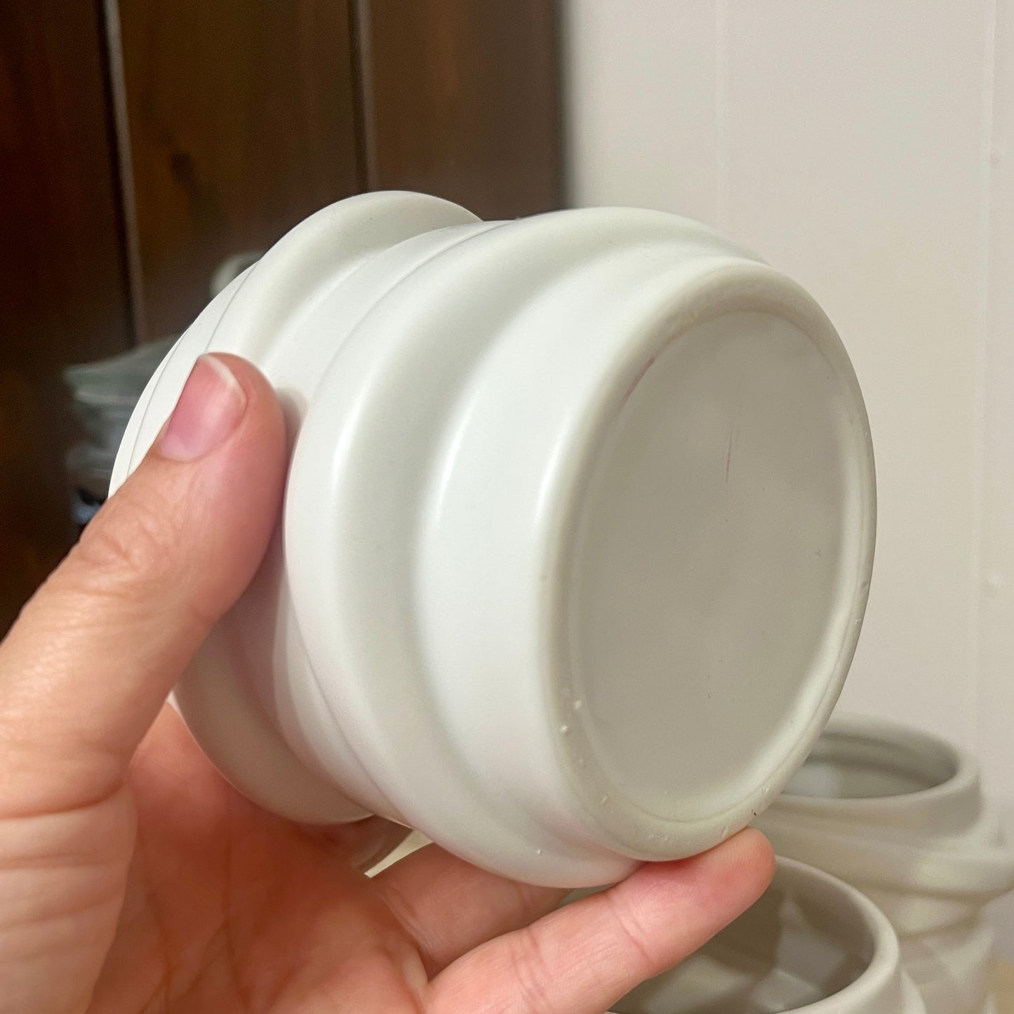 Vela o maceta de cerámica