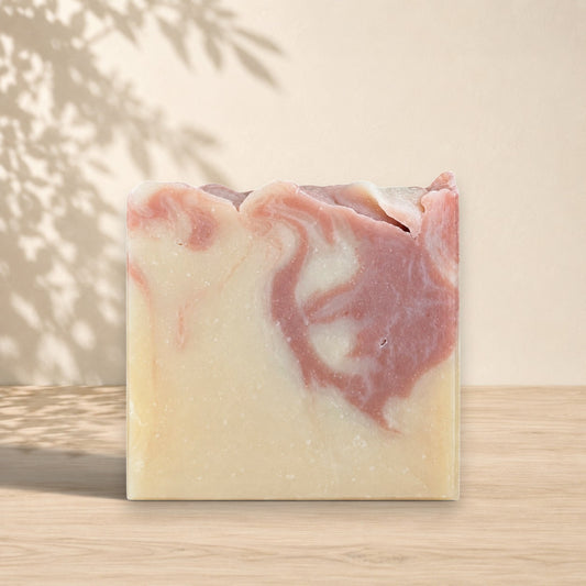 Savon à l'argile rouge ULRICK gingembre & pamplemousse - La Sultana | Soins naturels québecois