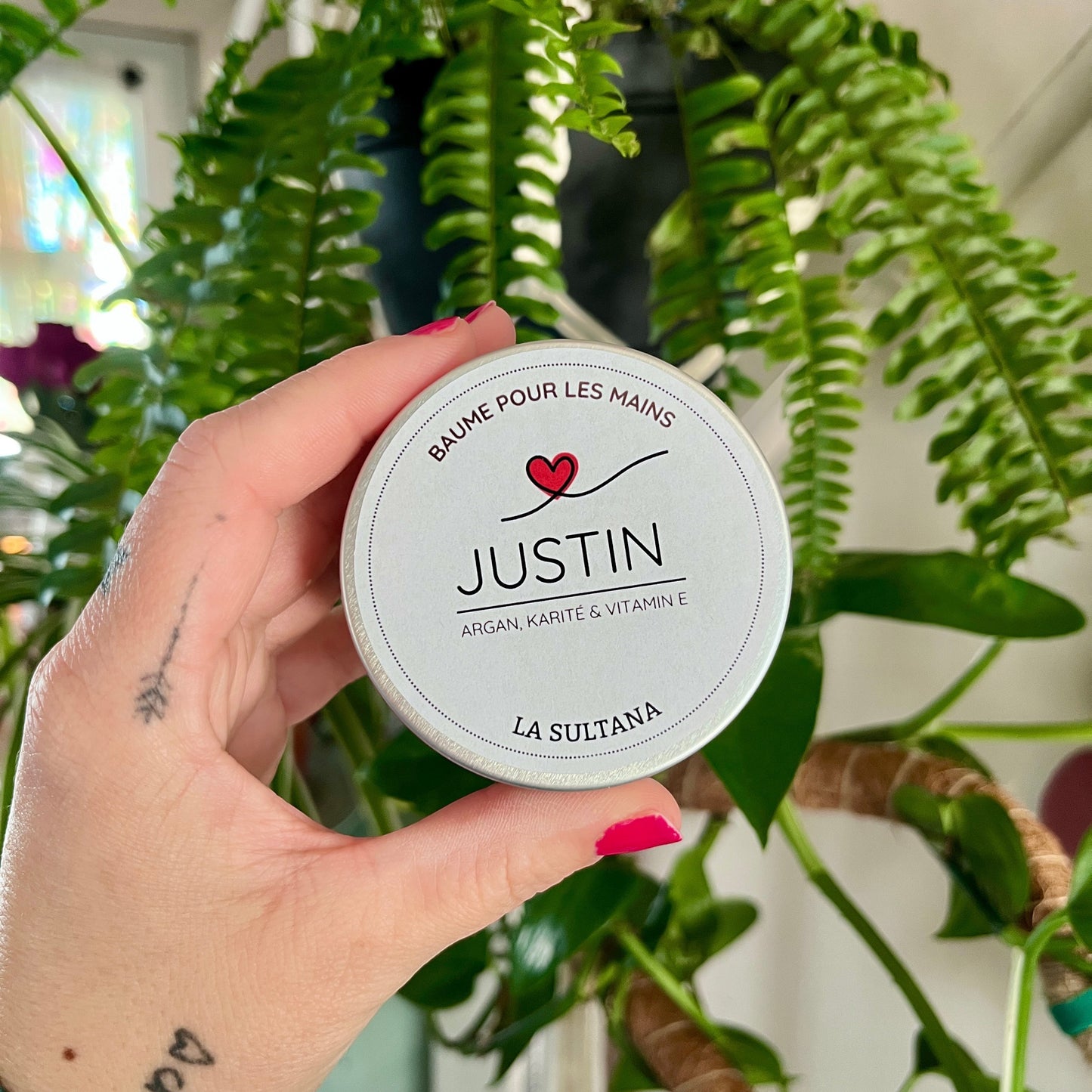 Baume pour les mains JUSTIN argan, karité & bergamote