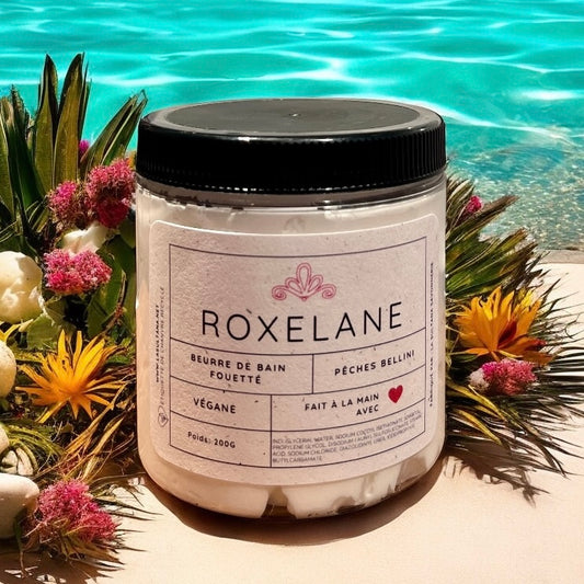 Savon fouetté ROXELANE pêches Bellini