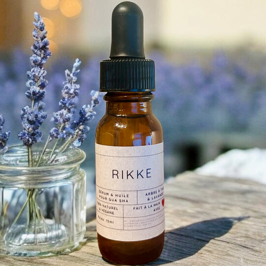 RIKKE Tea Tree &amp; Lavender Face Serum &amp; Gua Sha Massage