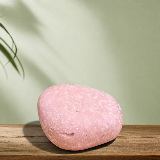 Savon exfoliant GEMMA au sel rose d’Himalaya - La Sultana | Soins naturels québecois