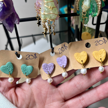 Boucles d'oreille Capucine - La Sultana | Soins naturels québecois