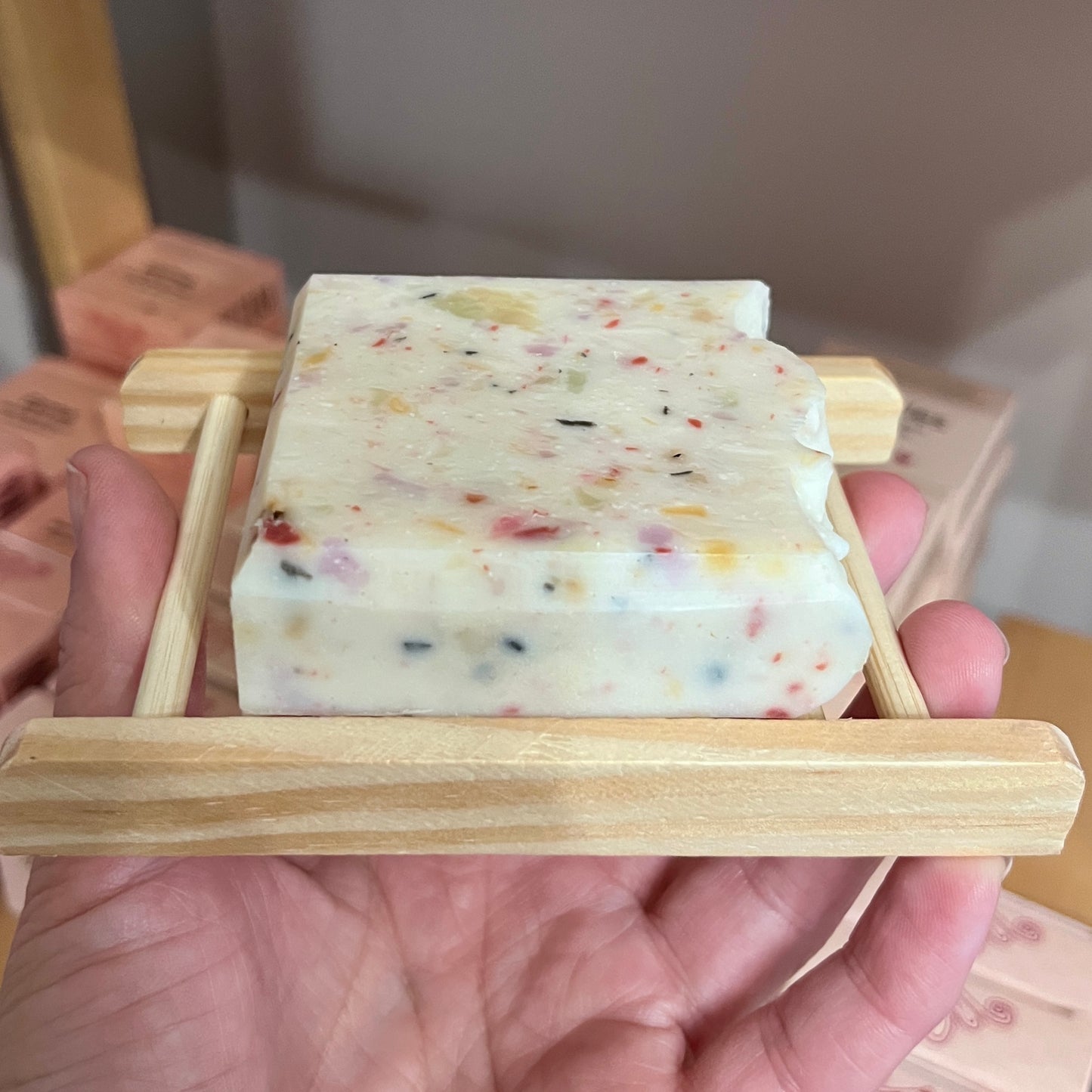 Porte savon et savon zéro déchet