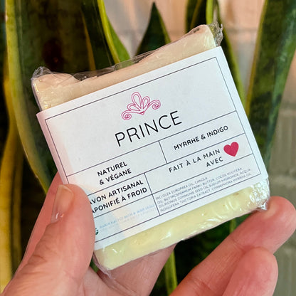 Savon à l'indigo PRINCE myrrhe et indigo