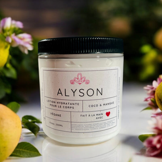 Lotion hydratante ALYSON coco et mangue