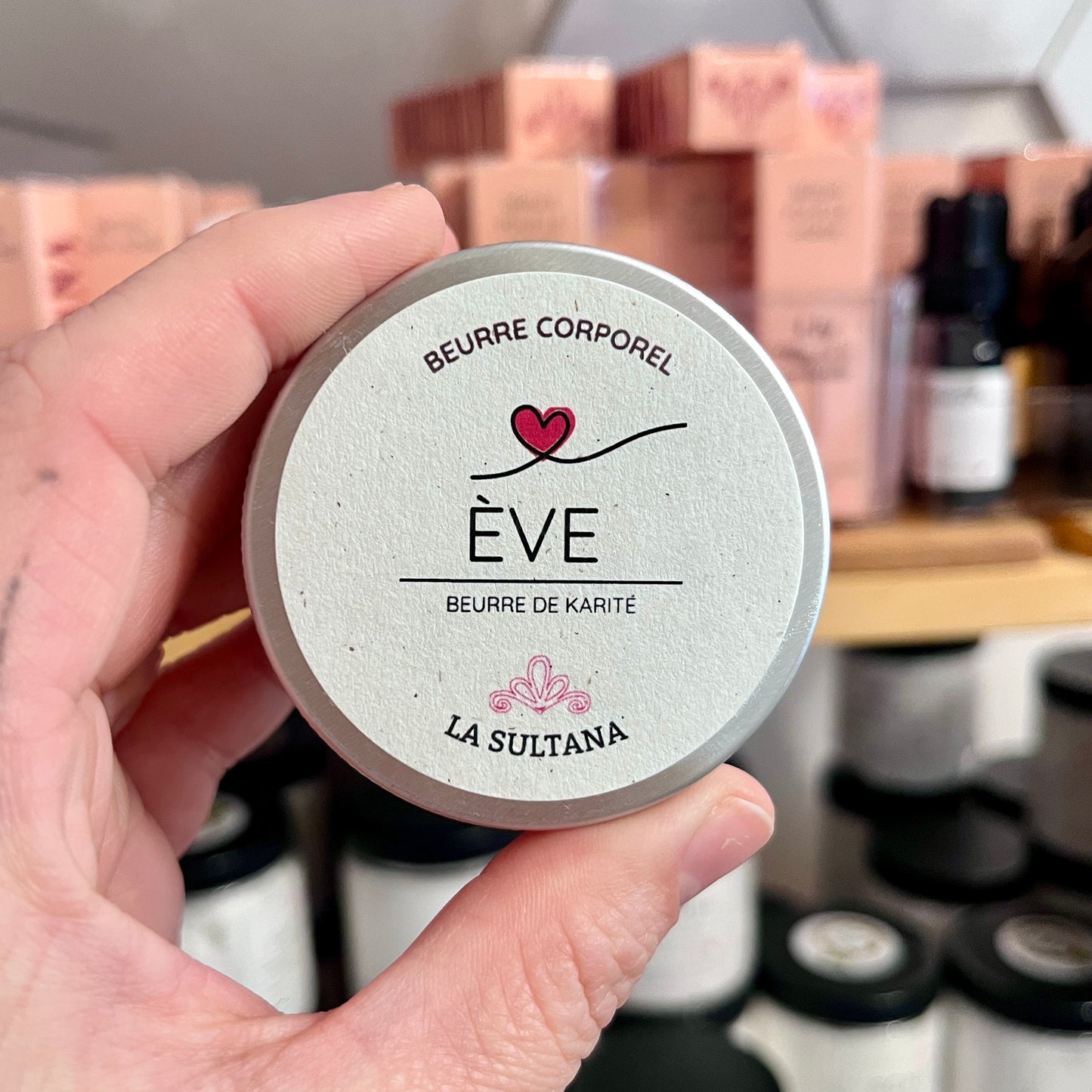 Beurre corporel fouetté ÈVE au karité