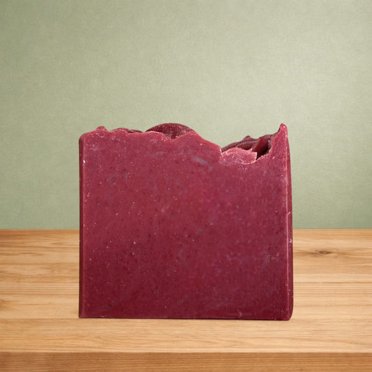 Savon au lait de chèvre JAMILA rose vanillée - La Sultana | Soins naturels québecois