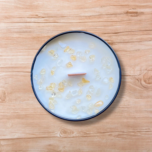 Vela CALISTA de naranja dulce y citrino