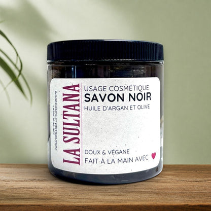 Savon noir traditionnel | Beldi huile d'argan - La Sultana | Soins naturels québecois