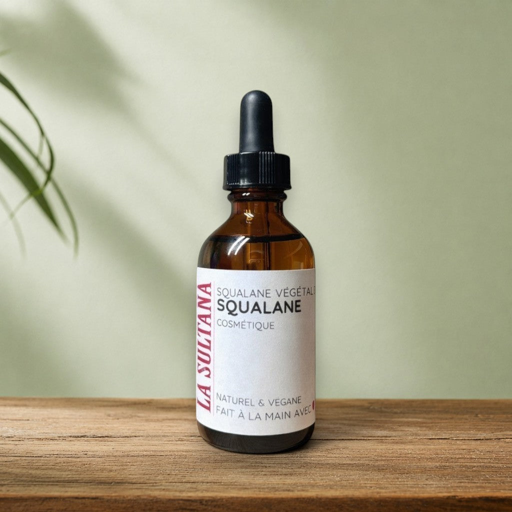 Squalane végétal d'olive - La Sultana | Soins naturels québecois