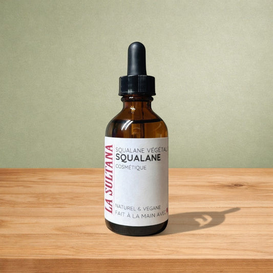 Squalane végétal d'olive - La Sultana | Soins naturels québecois