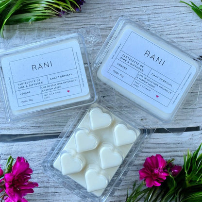 Fondant de cire RANI chaï tropical - La Sultana | Soins naturels québecois