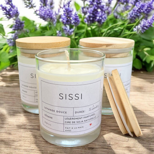 SISSI lemon lavender soy candle