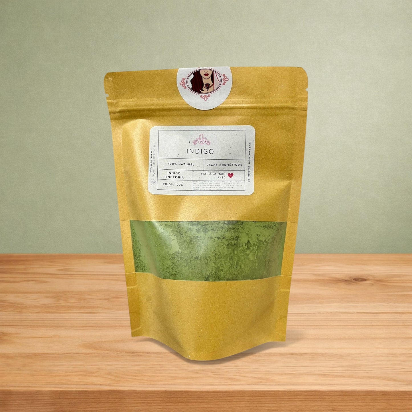 Indigo pour cheveux Indigofera tinctoria - La Sultana | Soins naturels québecois