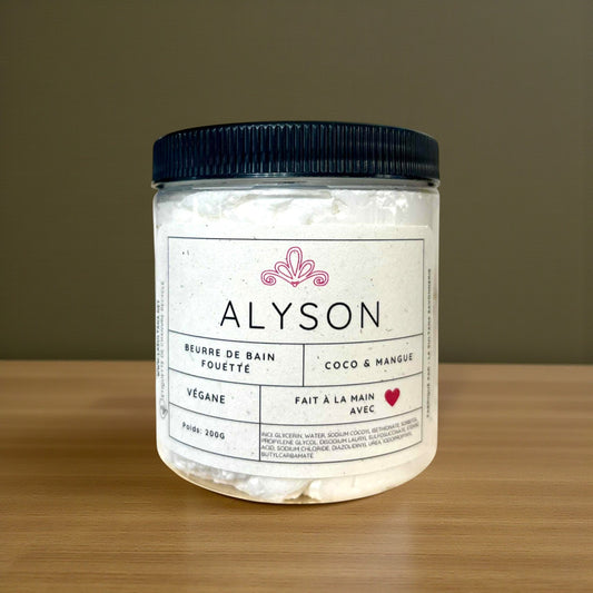 Savon fouetté ALYSON coco et mangue