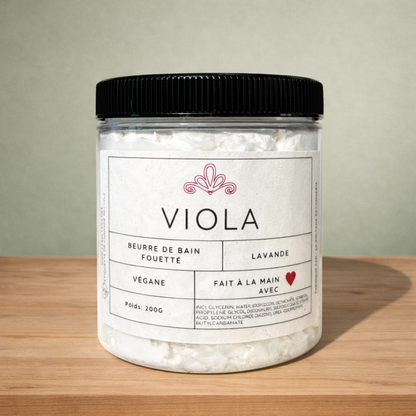 Savon fouetté à la lavande - La Sultana | Soins naturels québecois