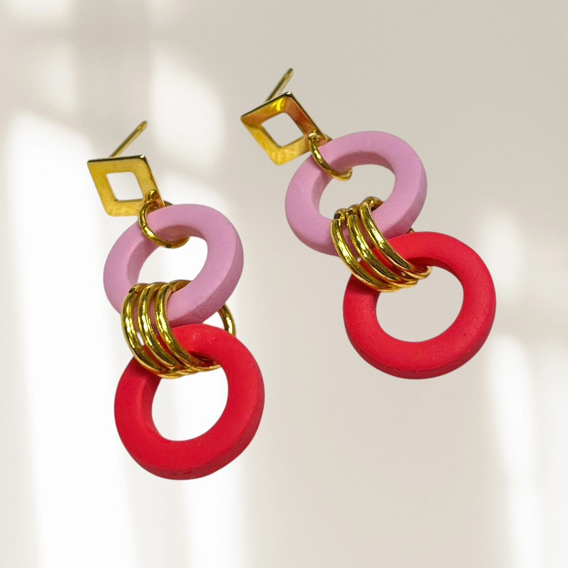 Boucles d'oreille en argile polymère (plusieurs modèles)