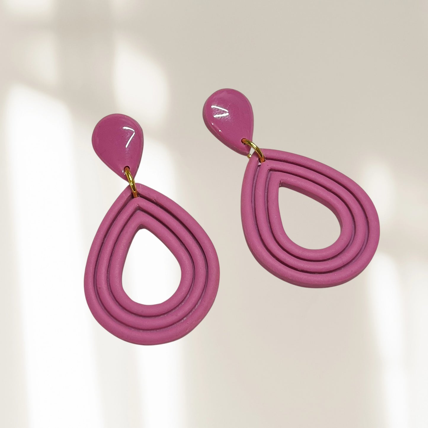 Boucles d'oreille en argile polymère (plusieurs modèles)