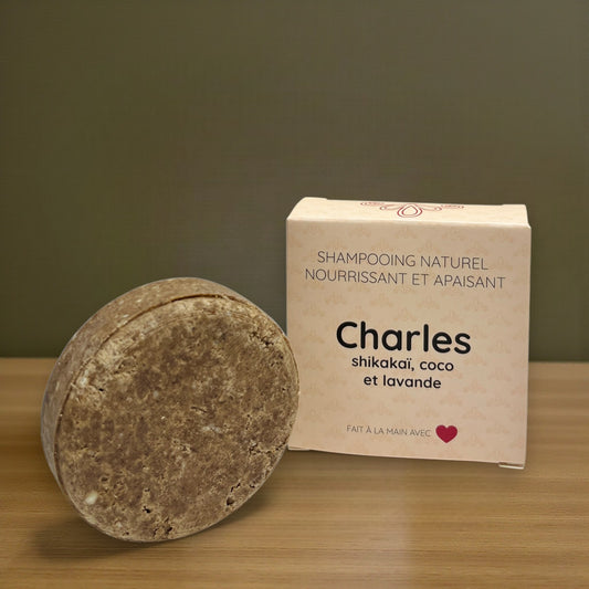 Shampoing naturel CHARLES cuir chevelu sensible et cheveux secs