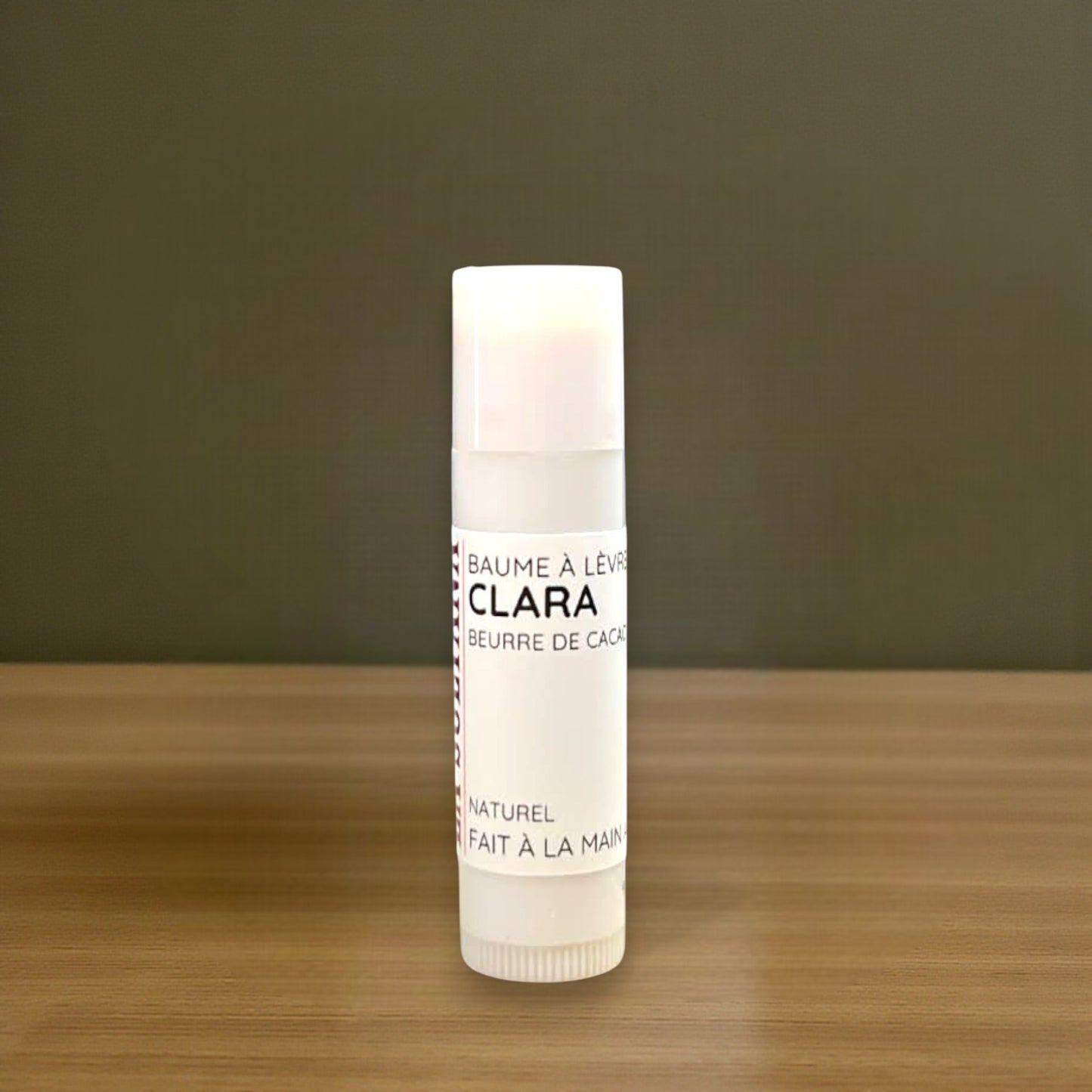 Baume à lèvres naturel CLARA beurre de cacao et karité