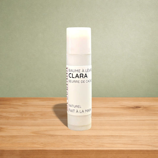 Baume à lèvres naturel CLARA beurre de cacao et karité