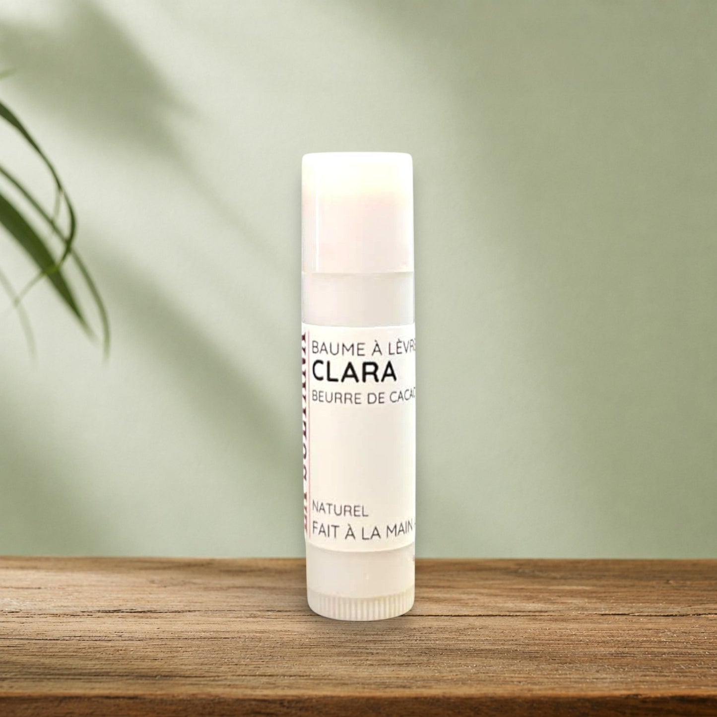 Baume à lèvres naturel CLARA beurre de cacao et karité - La Sultana | Soins naturels québecois