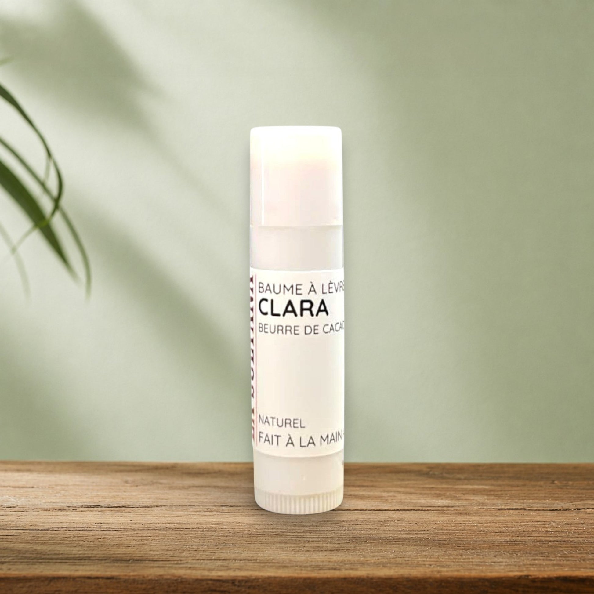 Baume à lèvres naturel CLARA beurre de cacao et karité - La Sultana | Soins naturels québecois
