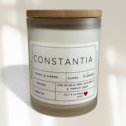 CONSTANTIA cèdre et  ambre