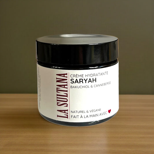 Crème de nuit pour le visage SARYAH bakuchiol et canneberge