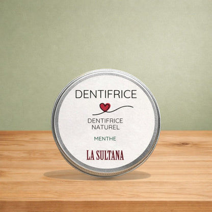 Dentifrice naturel à la menthe - La Sultana | Soins naturels québecois
